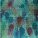 Square Abstract Turquoise Contemporary Rug, con1316turq