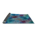 Sideview of Abstract Light Blue Contemporary Rug, con1316lblu