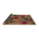 Sideview of Abstract Brown Contemporary Rug, con1316brn