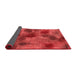 Abstract Red Contemporary Area Rugs