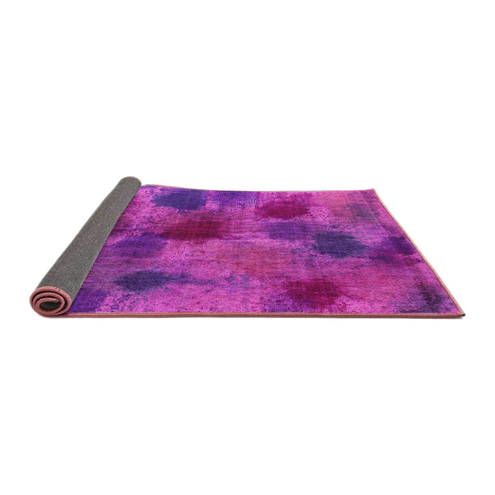 Sideview of Abstract Pink Contemporary Rug, con1316pnk