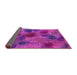 Sideview of Abstract Pink Contemporary Rug, con1316pnk