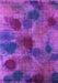 Machine Washable Abstract Purple Contemporary Area Rugs, wshcon1316pur