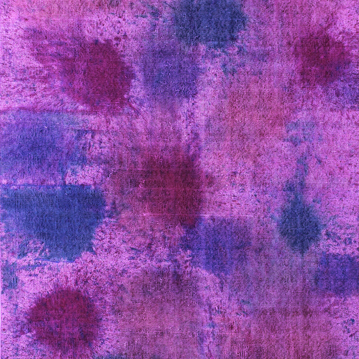 Machine Washable Abstract Purple Contemporary Area Rugs, wshcon1316pur