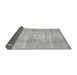 Thickness of Contemporary Gray Modern Rug, con1317