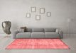 Contemporary Red Washable Rugs