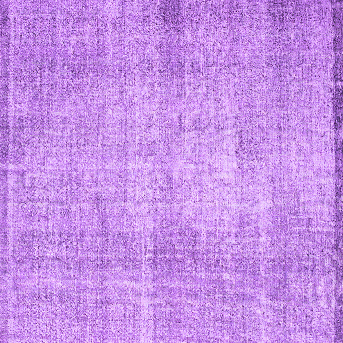 Square Abstract Purple Contemporary Rug, con1317pur