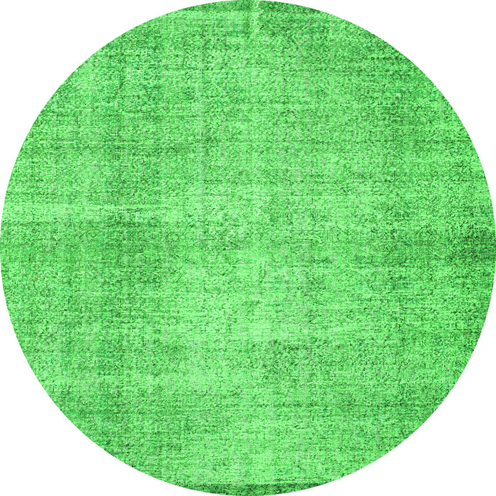 Machine Washable Abstract Green Contemporary Area Rugs, wshcon1317grn