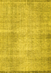 Abstract Yellow Contemporary Rug, con1317yw