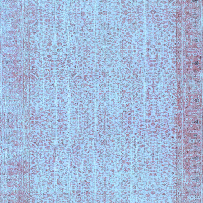 Machine Washable Abstract Light Blue Contemporary Rug, wshcon1318lblu