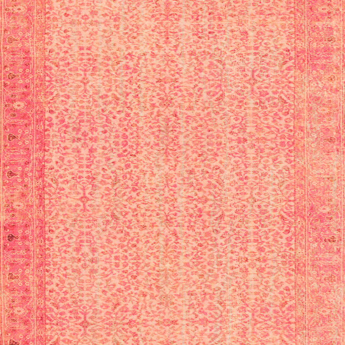 Abstract Orange Contemporary Rug, con1318org