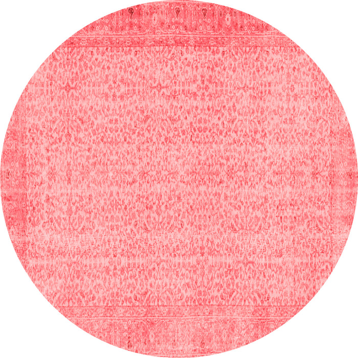 Machine Washable Abstract Red Contemporary Rug, wshcon1318red