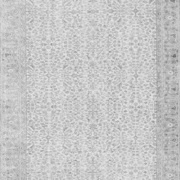 Serging Thickness of Machine Washable Abstract Gray Contemporary Rug, wshcon1318gry