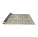 Thickness of Contemporary Brown Modern Rug, con1319