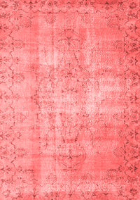 Abstract Red Contemporary Rug, con1319red