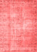 Abstract Red Contemporary Area Rugs