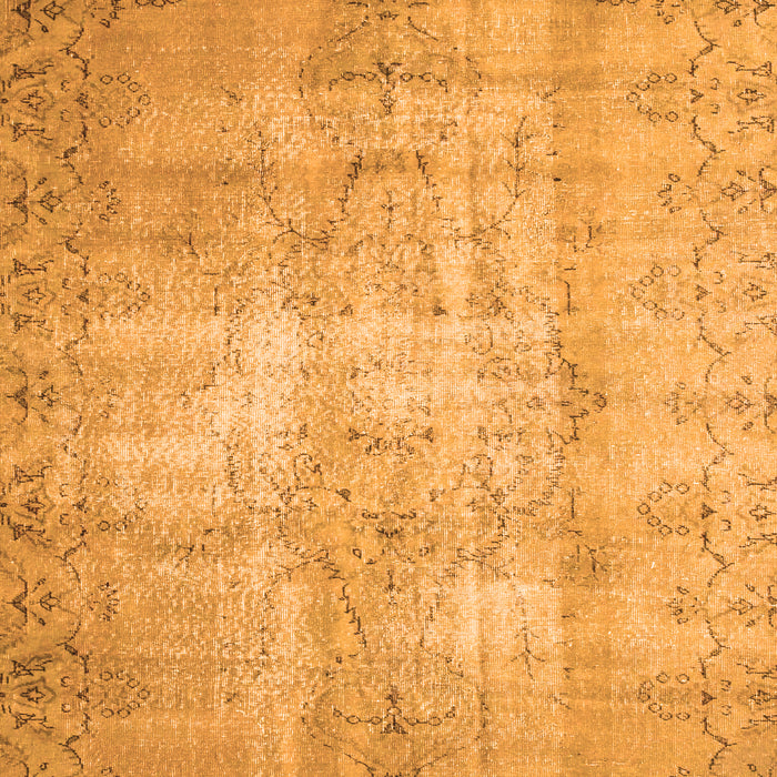 Serging Thickness of Machine Washable Abstract Orange Contemporary Area Rugs, wshcon1319org