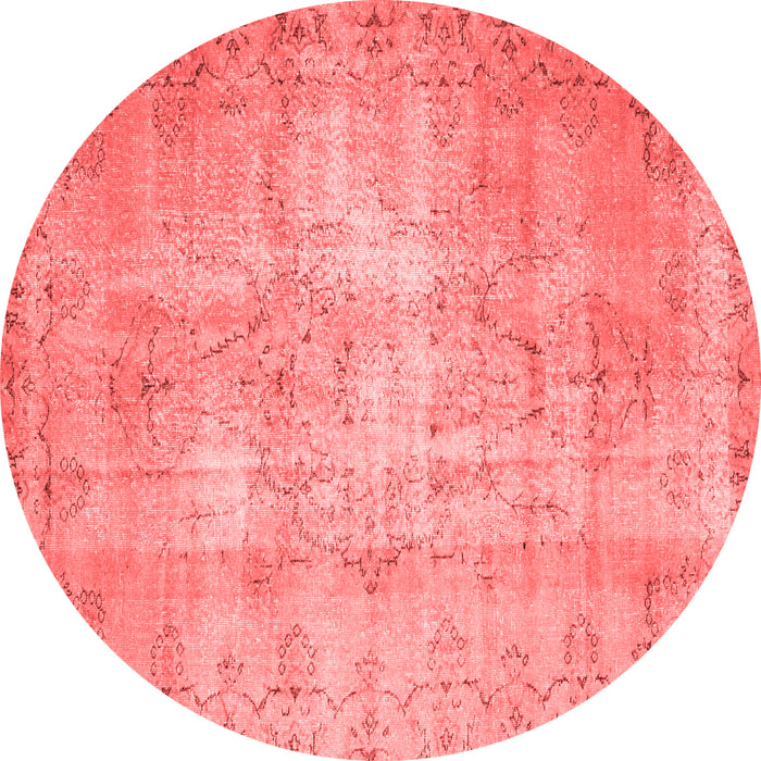 Machine Washable Abstract Red Contemporary Rug, wshcon1319red