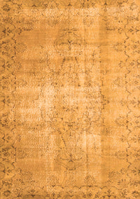 Abstract Orange Contemporary Rug, con1319org