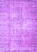 Abstract Purple Contemporary Rug, con1319pur