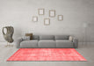 Contemporary Red Washable Rugs