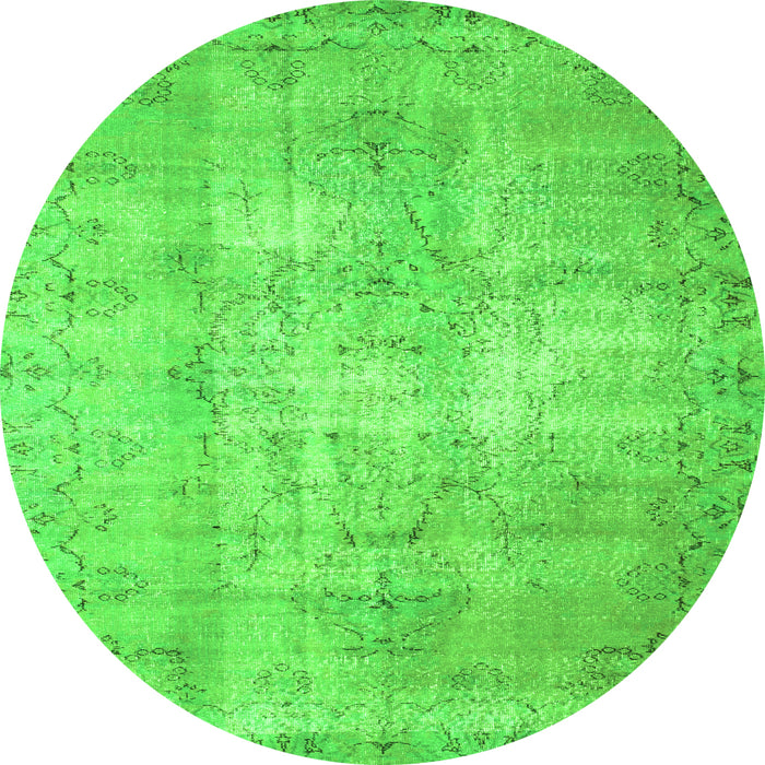 Machine Washable Abstract Green Contemporary Area Rugs, wshcon1319grn
