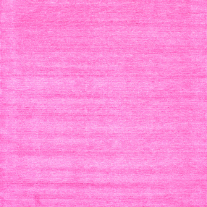 Machine Washable Solid Pink Modern Rug, wshcon131pnk