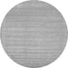 Square Solid Gray Modern Rug, con131gry