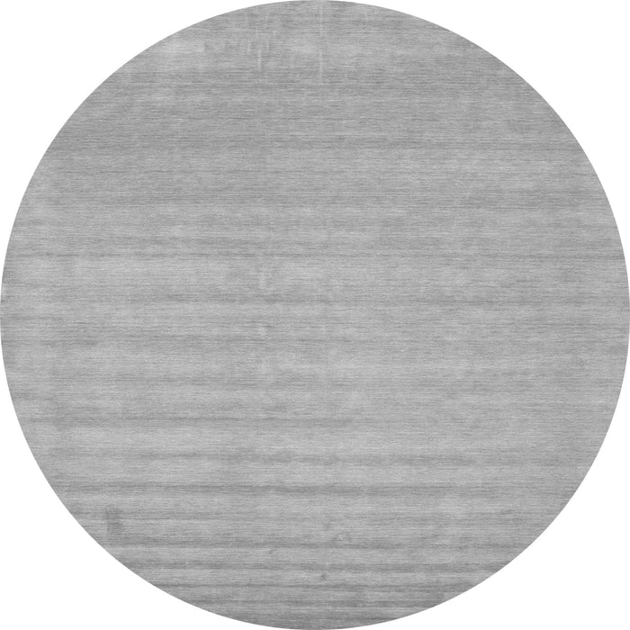 Machine Washable Solid Gray Modern Rug, wshcon131gry