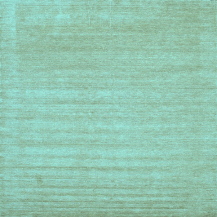 Square Machine Washable Solid Light Blue Modern Rug, wshcon131lblu