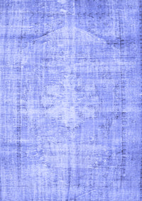 Abstract Blue Contemporary Rug, con1320blu