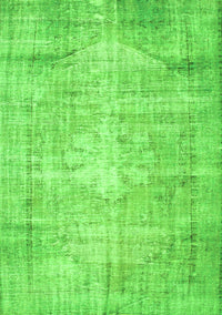 Abstract Green Contemporary Rug, con1320grn