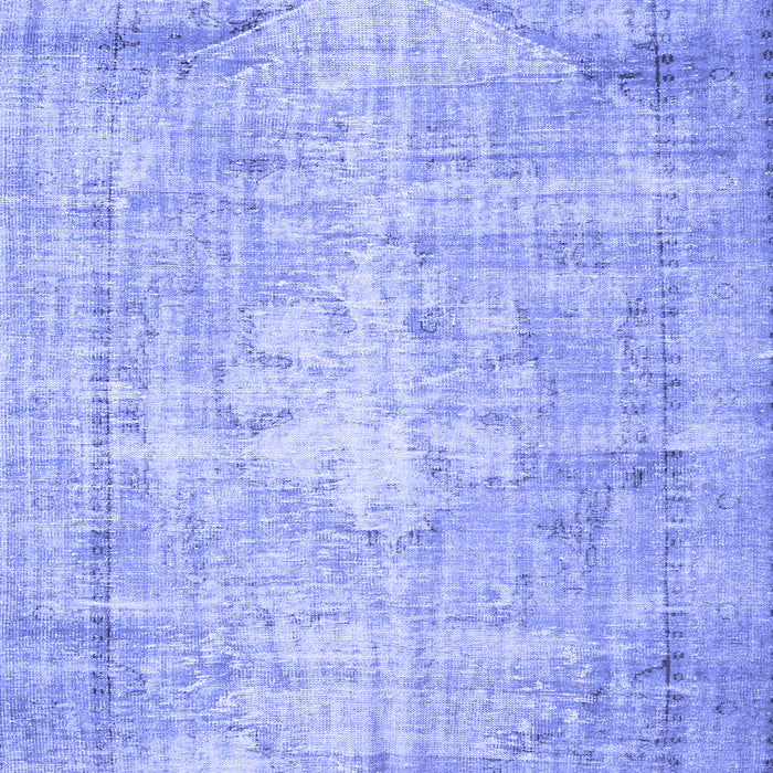 Abstract Blue Contemporary Rug, con1320blu