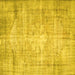 Square Abstract Yellow Contemporary Rug, con1320yw