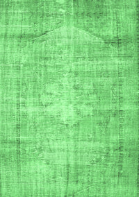 Abstract Emerald Green Contemporary Rug, con1320emgrn