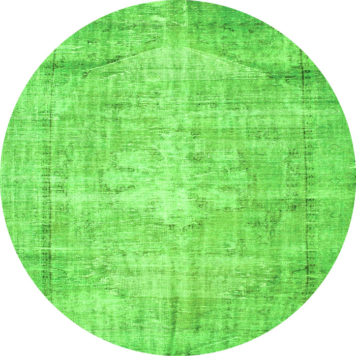 Machine Washable Abstract Green Contemporary Area Rugs, wshcon1320grn