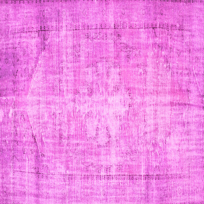 Square Machine Washable Abstract Pink Contemporary Rug, wshcon1320pnk
