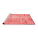 Contemporary Red Washable Rugs