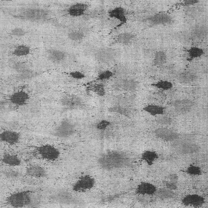 Round Machine Washable Abstract Gray Contemporary Rug, wshcon1321gry