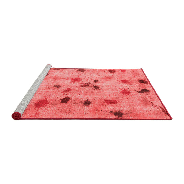 Contemporary Red Washable Rugs