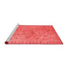 Contemporary Red Washable Rugs