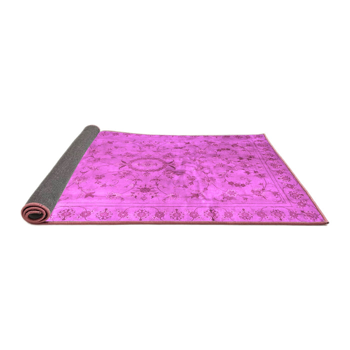 Sideview of Abstract Purple Contemporary Rug, con1322pur