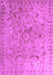 Machine Washable Abstract Purple Contemporary Area Rugs, wshcon1322pur