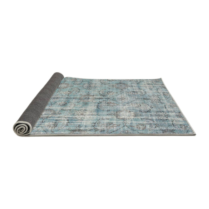 Thickness of Contemporary Light Slate Gray Modern Rug, con1323