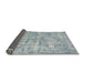 Thickness of Contemporary Light Slate Gray Modern Rug, con1323