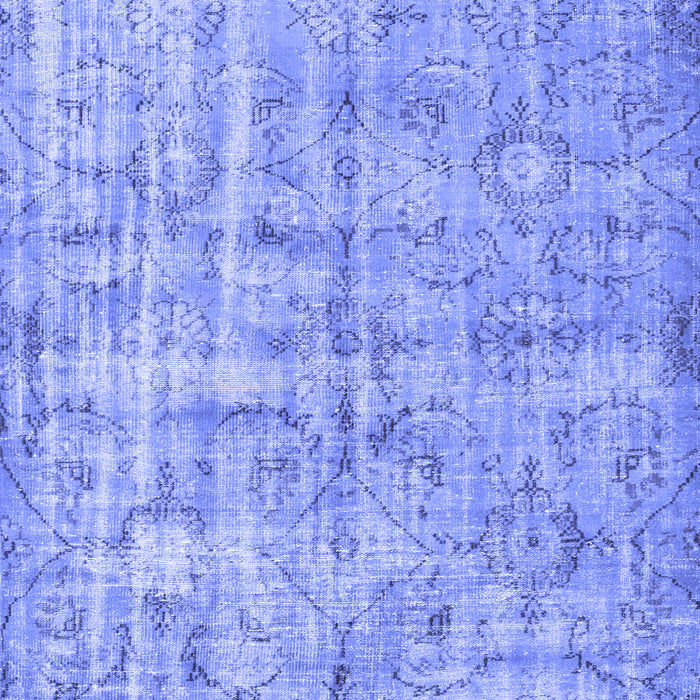 Abstract Blue Contemporary Rug, con1323blu