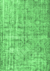 Abstract Emerald Green Contemporary Rug, con1323emgrn