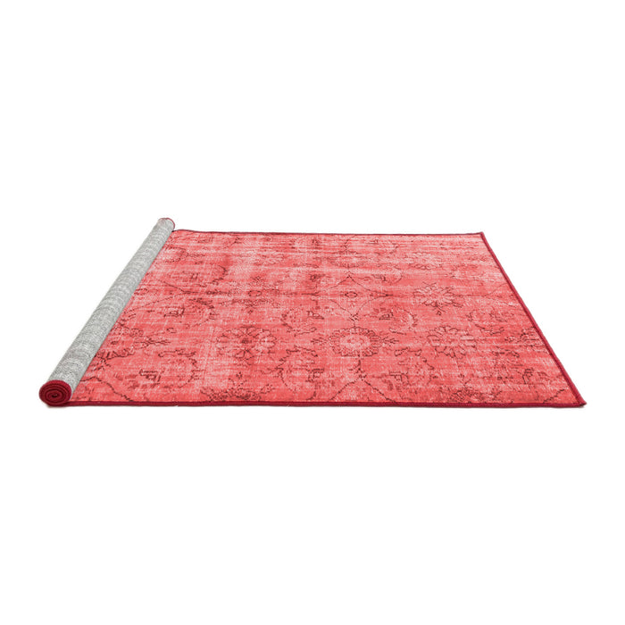 Contemporary Red Washable Rugs