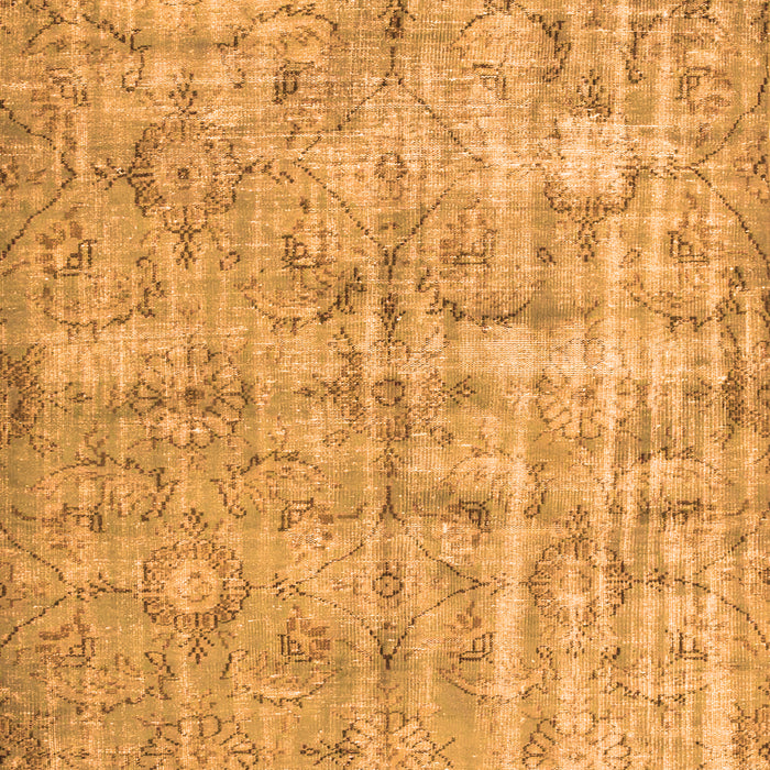 Serging Thickness of Machine Washable Abstract Orange Contemporary Area Rugs, wshcon1323org