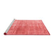 Contemporary Red Washable Rugs